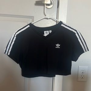 Adidas crop top size medium
